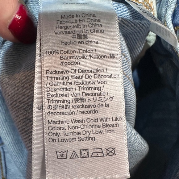 Madewell The Perfect Vintage Jean Light Wash Denim Size 24 Fitzgerald Wash - Picture 6 of 14